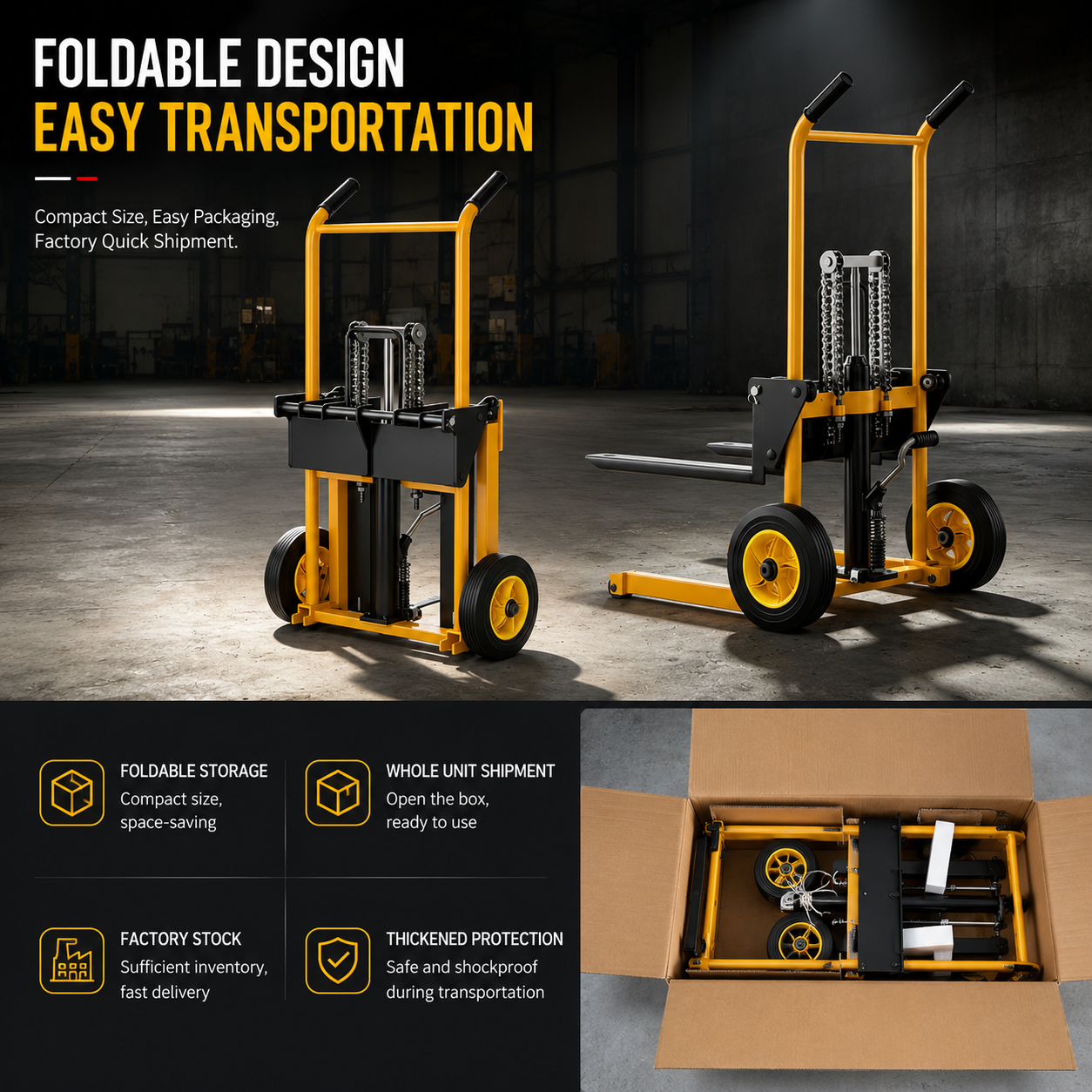 Foldable storage and packing